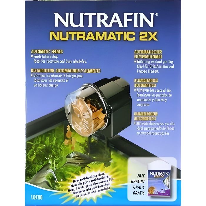NUTRAFIN Distributeur d'aliments automatique Nutamatic 2X Nutrafin - Pour poisson