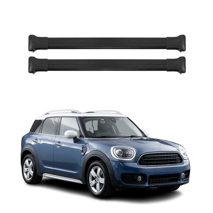 Barres de toit transversales pour Mini Countryman F60 2017 Aluminium Noir Cdiscount Auto