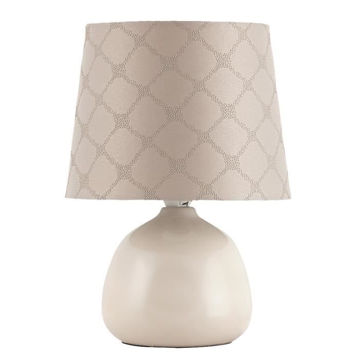 Lampe RABALUX Ellie • Couleur: beige • Matière: céramique • Ref: 4380
