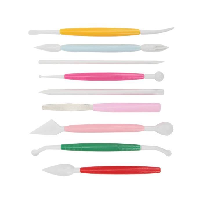 Kit 2 Grattoirs à Argile En Acier Inoxydable - Outils Dentelés Pour Sculpture, Modelage, Poterie DIY - 1