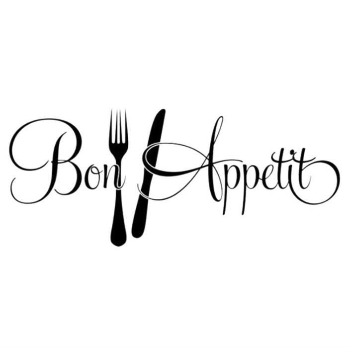 Couteau Et Fourchette Motif Amovible Stickers Muraux Bon Appetit Cuisine Stickers Muraux Decor A La Maison Papier Peint Achat Vente Stickers Soldes Sur Cdiscount Des Le 20 Janvier Cdiscount