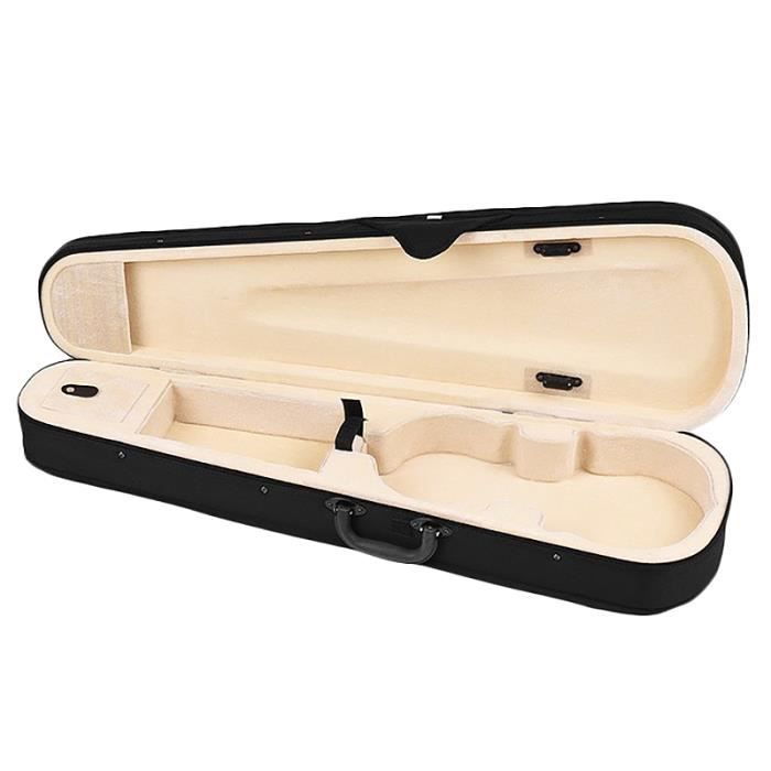 Boîte Rigide Violon 4/4 - Étui Protection Tissu Oxford Avec Hygromètre Pour Violoniste