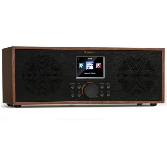 Auna Radio Portable Bluetooth et Rechargeable, Petit Poste Radio