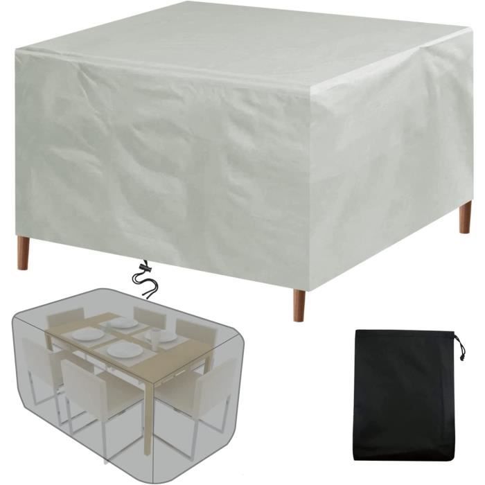 Housse Imperméable 420D Pour Salon De Jardin - Rectangle 70x70x70cm, Protection Contre Pluie Et UV