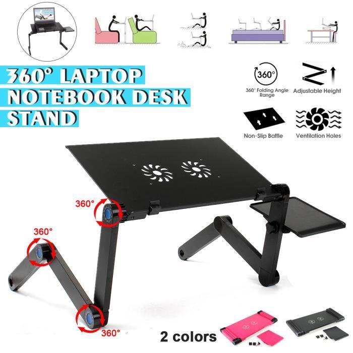 Tempsa Support Pc Table Ordinateur Portable 360 Inclinable