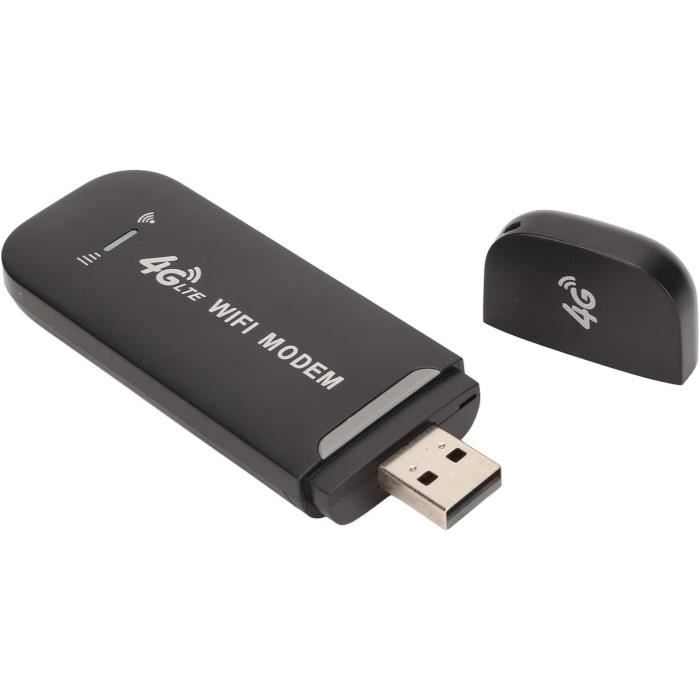 Modem WiFi 4G Portable - Routeur USB Avec Slot SIM, Partage Jusqu’à 10 Appareils, Voyage Europe/Asie/Afrique