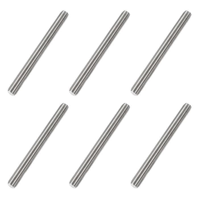 DMiotech 2 Paquet M2 x 250mm Entièrement Fileté Tige Laiton Droite