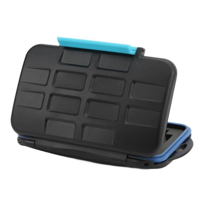 Flashwoife Boîte De Rangement 4 Cartes NSD Nintendo Switch – Étui Transparent Avec Mousqueton, Anti-Poussière Et Éclaboussures