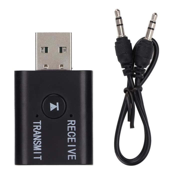 Qiilu émetteur Bluetooth Adaptateur USB Bluetooth 5.0 Récepteur