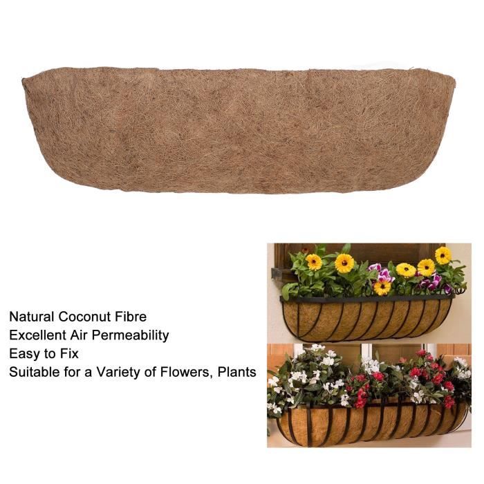Lot De 2 Doublures En Fibre De Coco 100% Naturelle 76,2 Cm - Parfaites Pour Paniers Suspendus