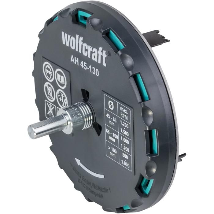 Wolfcraft Scie Cloche Ajustable Ah 45 130 30 Mm Metal 5978000
