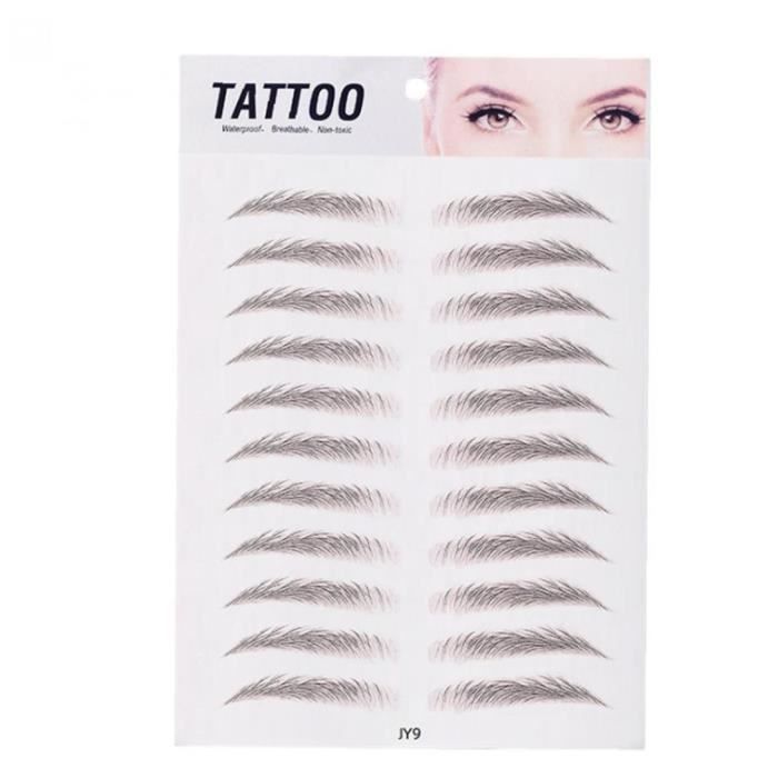 Kit Moustache Et Sourcils Autocollants - Déguisement Lorax - Pour Halloween, Cosplay, Fêtes