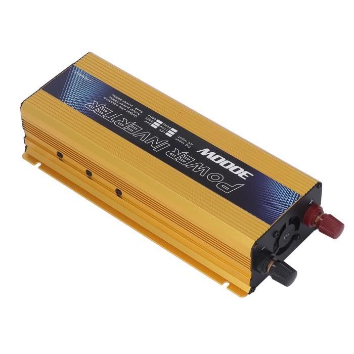 Convertisseur 300W 12V à 230V XWJNE - Onduleur Sinusoïdal Modifié Avec 2 USB-A, 2 USB-C Et Prise CA - Idéal Voiture Et Camping