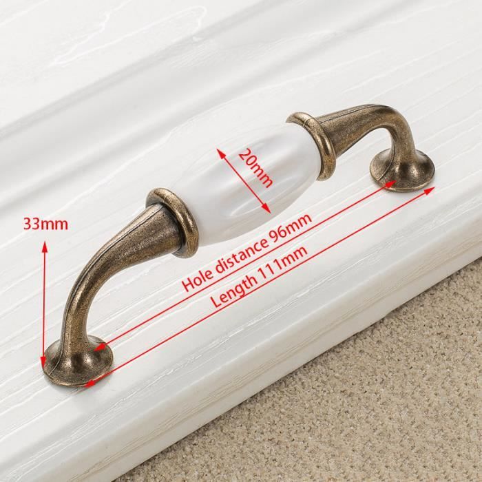 POIGNEE DE MEUBLE - BOUTON DE MEUBLE,1021-96--Poignées de portes et ...