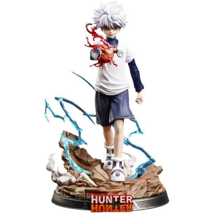 34 cm Hunter x Hunter Killua Zoldyck PVC figurine Anime Figure Killua GK Statue modèle jouets Collection poupée enfants cadeaux  26