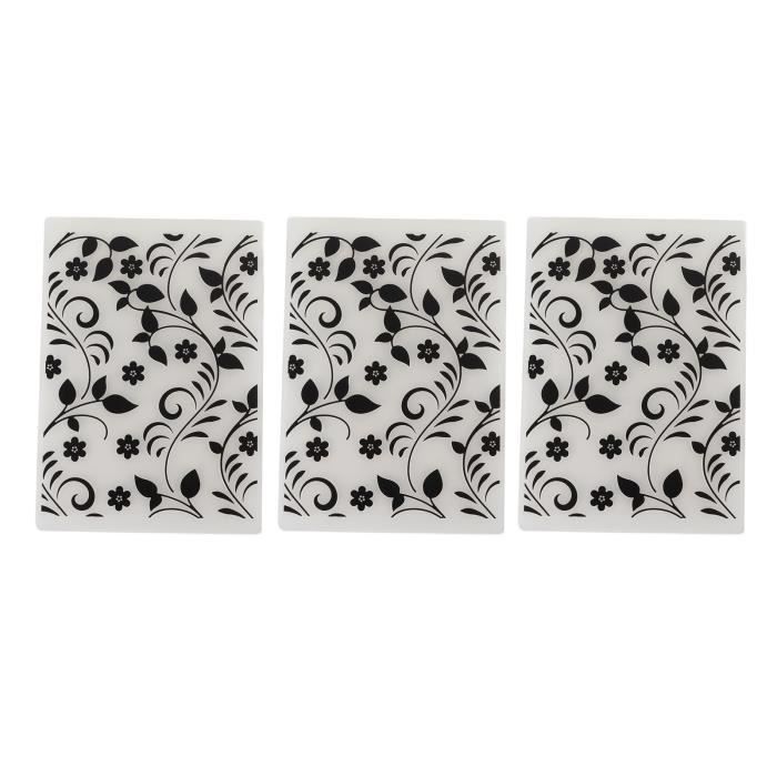 Vvikizy Gabarit de gaufrage 4pcs Dossiers de Gaufrage en Plastique Gabarit de Scrapbooking de Vvikizy Gabarit de gaufrage 4pcs Dossiers de Gaufrage en Plastique Gabarit de Scrapbooking de