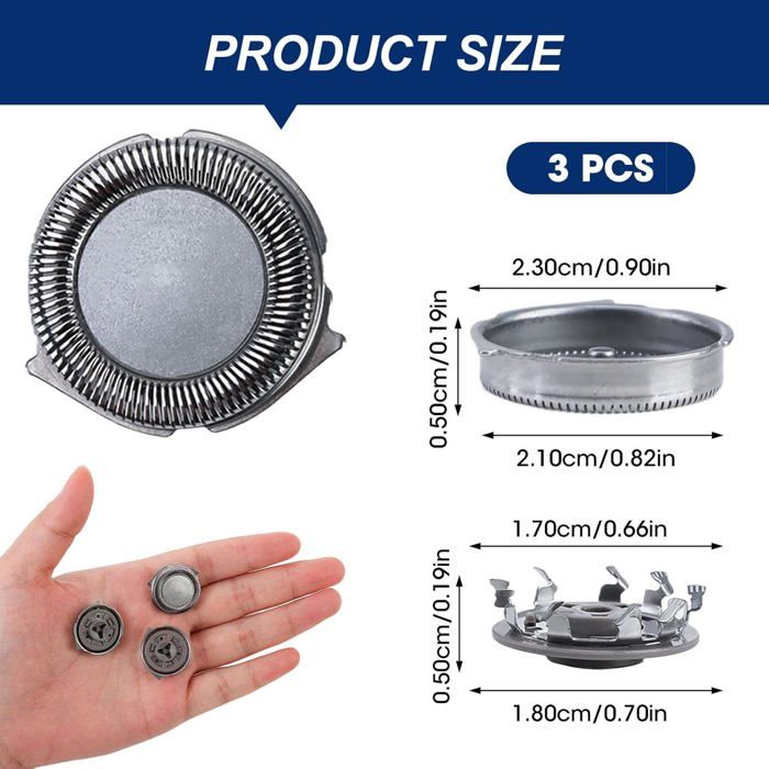 Têtes De Rechange Pour Rasoir électrique Série 1000, 2000, 3000, 5000, 3/6 Pièces, SH30/50/52