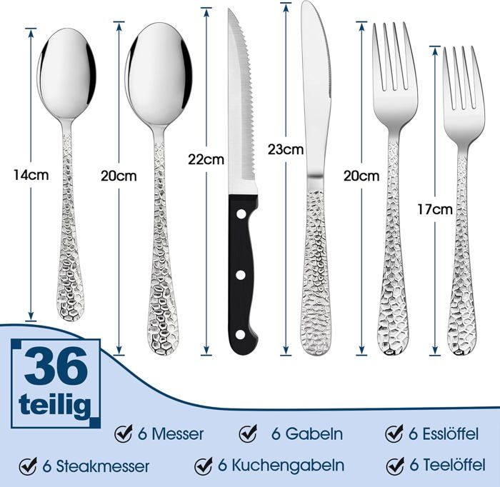 Coffret couverts : Couteaux- couverts pour découper le gigot- couverts