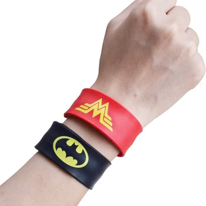 Lot De 24 Bracelets Slap Ninja - En PVC Coloré - Pour Enfants, Fêtes, événements - Décoratif, Résistant, Facile à Enfiler - 8