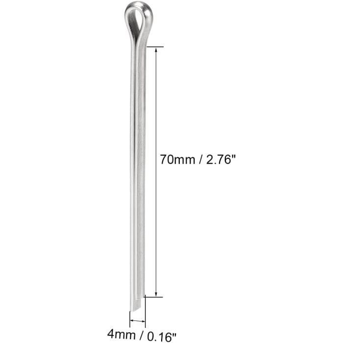 Lot De 48 Goupilles Fendues Onestopdiy – 38mm X 3mm, Acier Zingué BZP, Pour Poulie