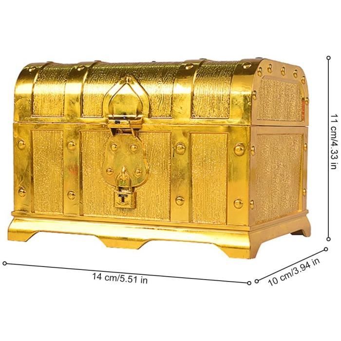 Coffre Tresor Pour Enfant Boite Retro Avec Pieces D Or Pierres Precieuses Decoration Enfants Anniversaire Chambre Party Theme A Cdiscount Beaux Arts Et Loisirs Creatifs