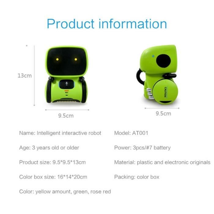 Aucune boîte-UKBOO Robot électronique intelligent pour enfants