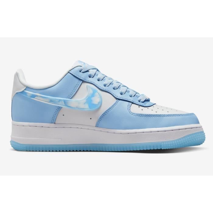 Nike AIR Force 1 Chaussures de Running Homme Bleu clair Cdiscount Chaussures