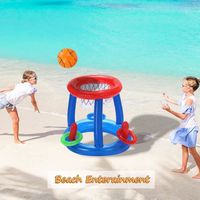 Ensemble de jouets de piscine : comprend un panier de basket gonflable pour piscine, etc. - Jeux - Jouets Ensemble de jouets de piscine : comprend un panier de basket gonflable pour piscine, etc. - Jeux - Jouets