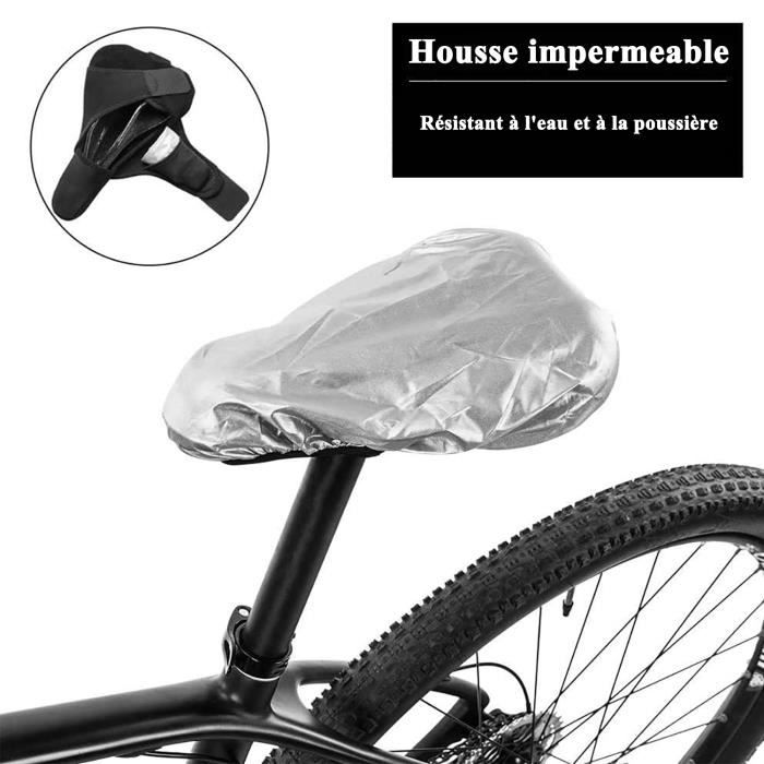 Selle Velo Gel Vtt Imperméable Ultra Confortable Chocs Respirant Siège De Vélo  Pour Homme Et Femme, Pour Bicyclette-Vtt-Vélo[H5874] - Cdiscount Sport
