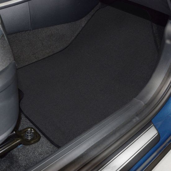 Tapis De Sol Sur Mesure Velours Noir Pour Ford Focus 3 (2010-2018) - Antidérapant, Renforcé Zone Pédales