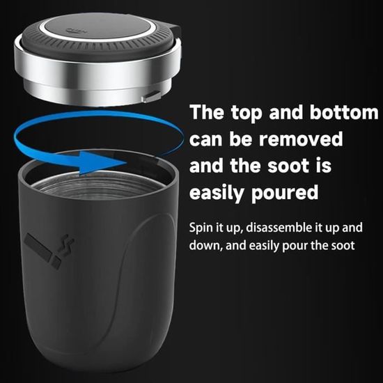 Cendrier, Cendrier Exterieur, Cendrier Avec Couvercle, Cendrier De