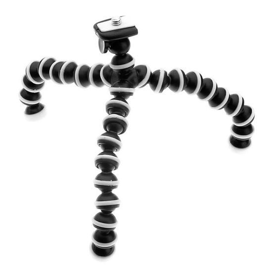 Bras Articulé Rollei Pour Smartphone Et Accessoires - Charge 1kg, Compatible Trépied 1/4"