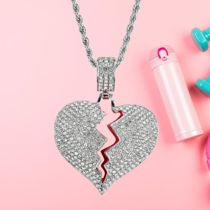 100 Breloques Pendentifs Cœur Argent Antique - Charms Pour Bijoux DIY Collier Bracelet