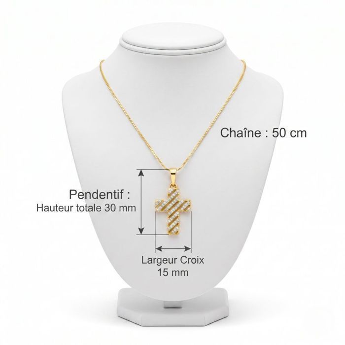 Bijoux jésus croix chapelet collier vintage croix pendentif collier