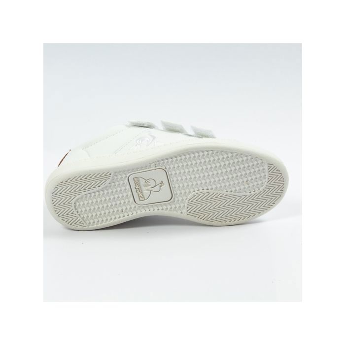 Basket Le Coq Sportif 2010080 Blanc tan Femme Scratch Synthetique Blanc tan Cdiscount Chaussures