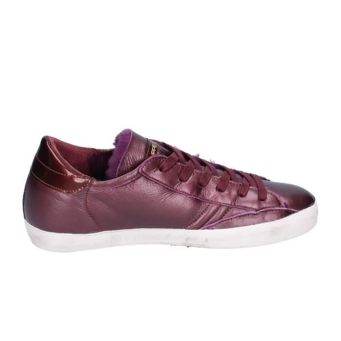Sneakers femme sales bordeaux