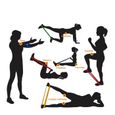 5 Bandes Elastiques Fitness - 5 niveaux de résistance - 100% Latex Naturel - Equipement Sportif - Remise en Forme - Musculation-3