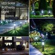 Leytn® 12pcs Lampe Solaire Exterieur Étanche Lampe de Jardin LED Eclairage Solaire Extérieur pour Chemin Pelouse Décoration-3