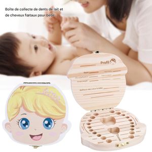 10 Pièces/paquet Forme De Dent Boîte à Dents De Lait Souvenir Pour Enfants Sauver Bébé Boîte à
