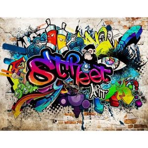 Hip Hop Graffiti - Superbe papier peint panoramique
