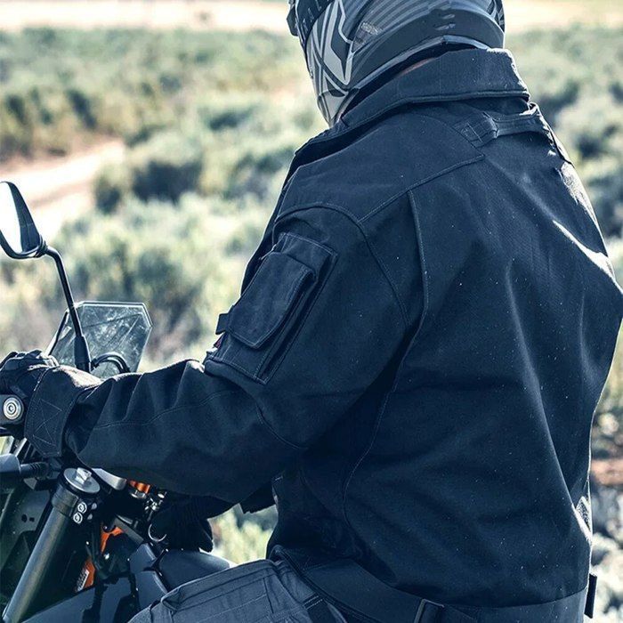 Blouson aviateur de motard multi poches pour hommes coupe vent cargo vestes de moto impermeables exterieur grande Kaki A55660 Blanc Cdiscount Pret a Porter