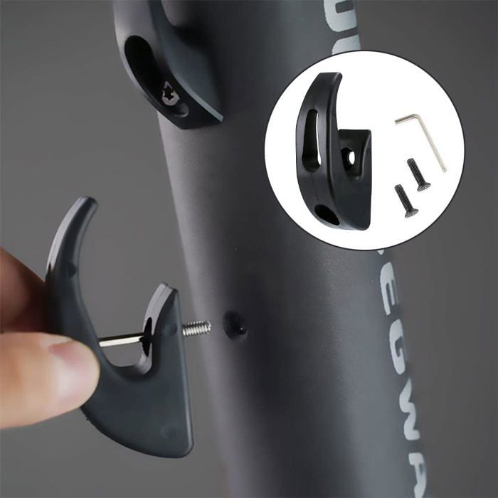 Crochet De Scooter Pour Ninebot ES1/ES2/ES4 - Alliage, Noir - Cintre Pour Cabine De Batterie