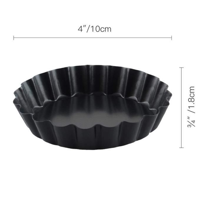 WENLISELL Lot De 2 Moules à Tarte Rectangulaires Pour La Pâtisserie, 35