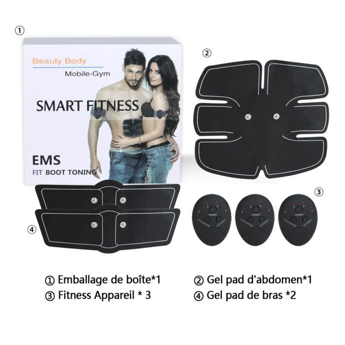 Appareil Abdominaux Unisexe ABS Smart Ceinture d
