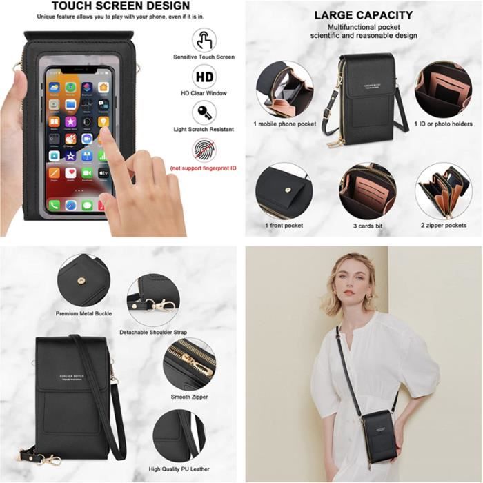 Sacoche telephone hotsell portable femme
