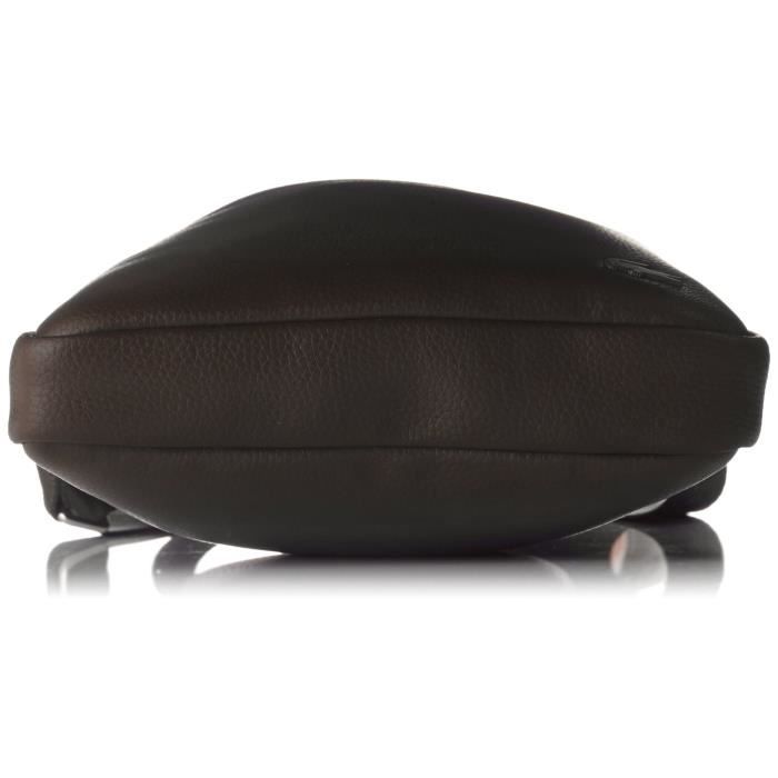 Lacoste Sac Homme Access Premium Bandouliere Marron Chocolate