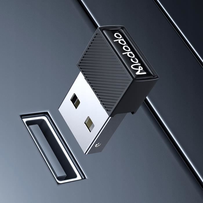 Mcdodo Adaptateur De Voiture Bluetooth 5.0 USB-A - Émetteur