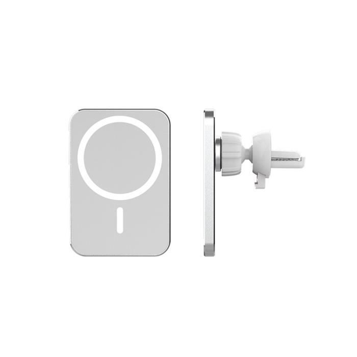 Chargeur magnétique sans fil pour voiture 15W pour Apple MagSafe