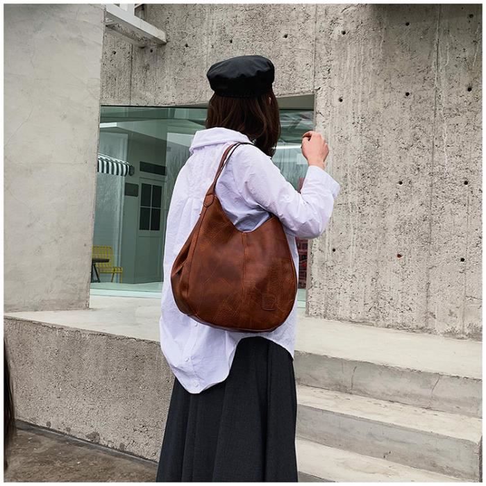 Sac a store main souple bandouliere