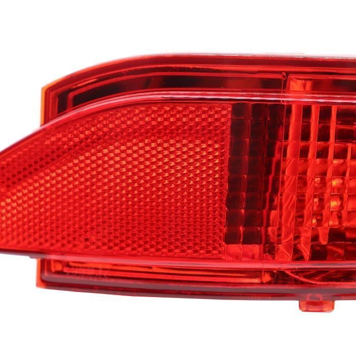 Réflecteur Feu Antibrouillard Arrière Droit Ford Fiesta 2009-2015 - Plastique ABS Rouge, Remplacement Direct, Référence OEM 1552730